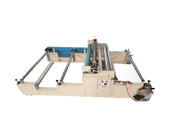 Double axis paper slitting machine